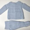 Conjunto de punto azul para bebé